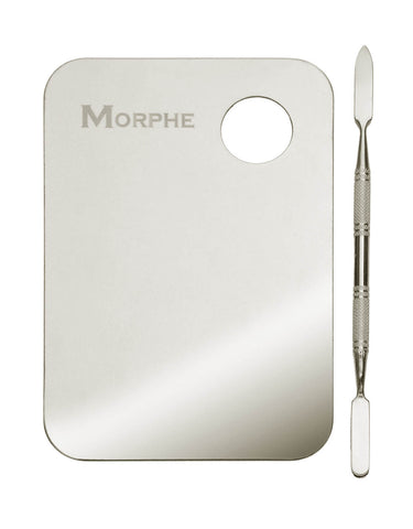 MIXING PALETTE & SPATULA (STAINLESS STEEL)