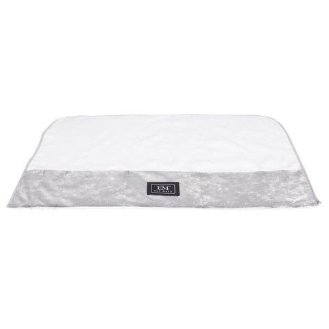 WHITE/SILVER-ELY MAYA VANITY MAT PRINCESS