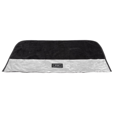 BLACK/SILVER-ELY MAYA VANITY MAT